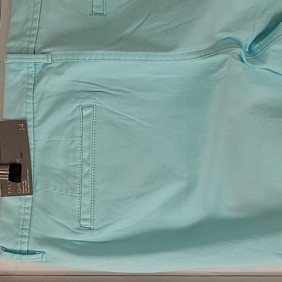 NWT! Talbot's Aqua Girlfriend Chino - Picture 3 of 7